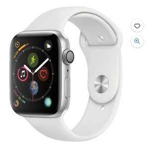 Series 4 GPS 40 mm Aluminum Apple Watch - Silver with Black Watchband
